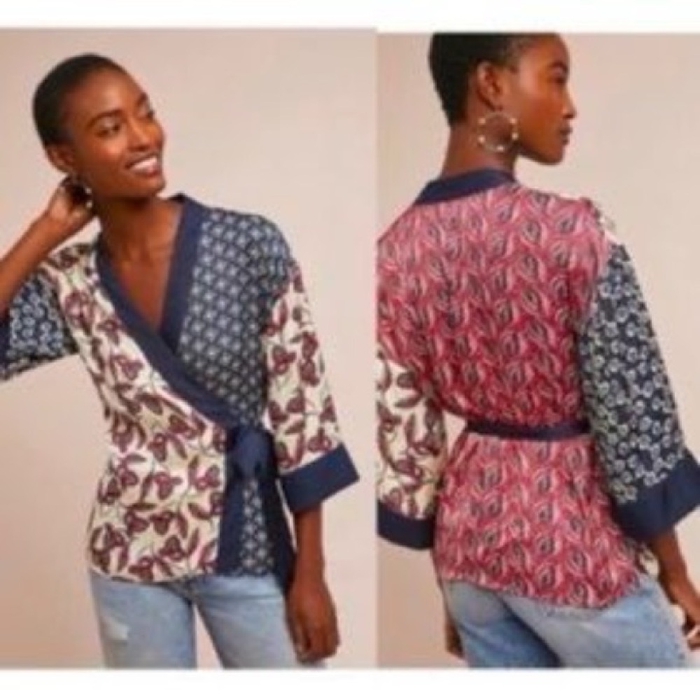 Anthropologie Meadow Rue Kimono Top Small